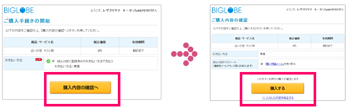 サービス開始の手続き